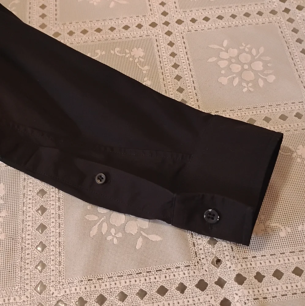 Balenciaga Men's Logo Button Down Long Sleeve OverShirt, Made in Italy, Size 40 - Picture 9 of 12